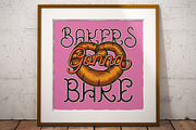 Bakehouse Label Font, a Symbol Font by VozzyStock (Thumbnail 5 of 7)