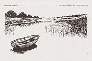 Lakeside Nature Illustrations, an Empty State Illustration by TheMountBirdStudio (Thumbnail 5 of 17)
