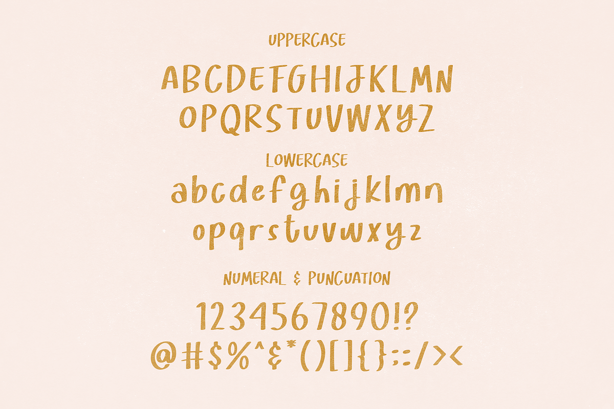 Happy Moments - Hand Drawn Font, a Handwritten Font by ™Creasi (Photo 6 of 6)