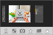 Restaurant Menu In Hands PSD, a Product Mockup by Bruno's Shop (Thumbnail 2 of 3)