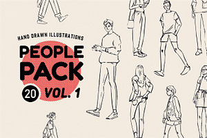 Hand Drawn People Illustrations