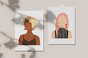 Portraits of women and shapes, a Person Illustration by by Margo (Thumbnail 5 of 11)