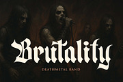 Broken Shield a Gothic Blackletter, a Blackletter Font by Blankids Studio (Thumbnail 3 of 12)