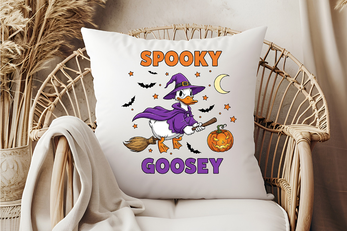 Halloween Spooky Goosey Witch Png, an Illustration by DreamCafeArt (Photo 6 of 7)