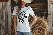 Horse Logo SVG| Cutting File| Horse, an Illustration by DesignHub (Thumbnail 2 of 3)