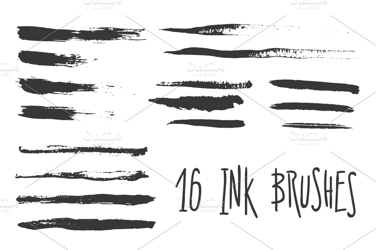 43 vector brushes set, a Brush Add-On by pixelwerk (Photo 5 of 5)