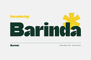 Barinda - Modern Display Sans Serif, a Sans Serif Font by TypeLogue (Thumbnail 1 of 5)