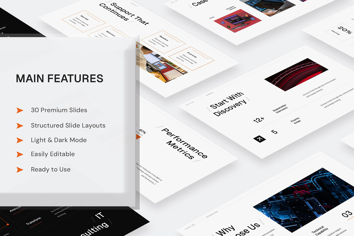 IT Solutions Google Slides, a Presentation Template by New Coral Design (Photo 2 of 10)