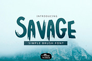 Savage Font, a Font by YandiDesigns (Thumbnail 1 of 4)