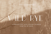 Wild Rye Hand Lettered Display Font, a Serif Font by Laras Wonderland (Thumbnail 14 of 15)