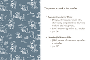 Golf Toile de Jouy Pattern, a Background Graphic by Hughes Studio (Thumbnail 5 of 6)