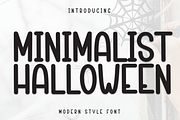 Minimalis Halloween | Script Font, a Script Font by Scratchones (Thumbnail 1 of 8)