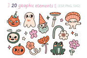 Halloween party collection, a Pattern Graphic by Alenkakarabanova (Thumbnail 5 of 6)