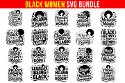 20 Black Women SVG Bundle, an Object Graphic by himelgfx (Thumbnail 1 of 4)