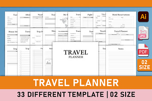 Editable Travel Planner Bundle