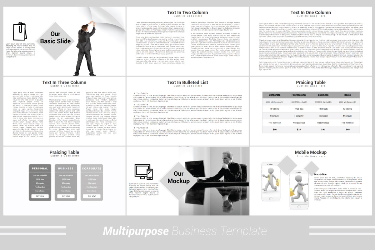 Multipurpose Keynote Template, a Presentation Template by Presentation Official (Photo 7 of 9)