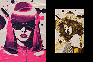 Pop-Art Paint Photo Effect