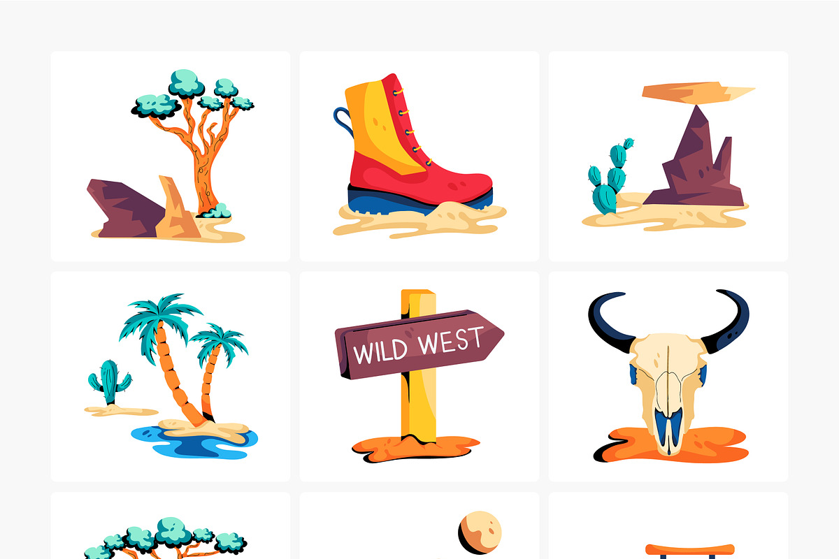 Flat Desert Icons, a Duotone Icon by Prosymbols (Photo 10 of 17)