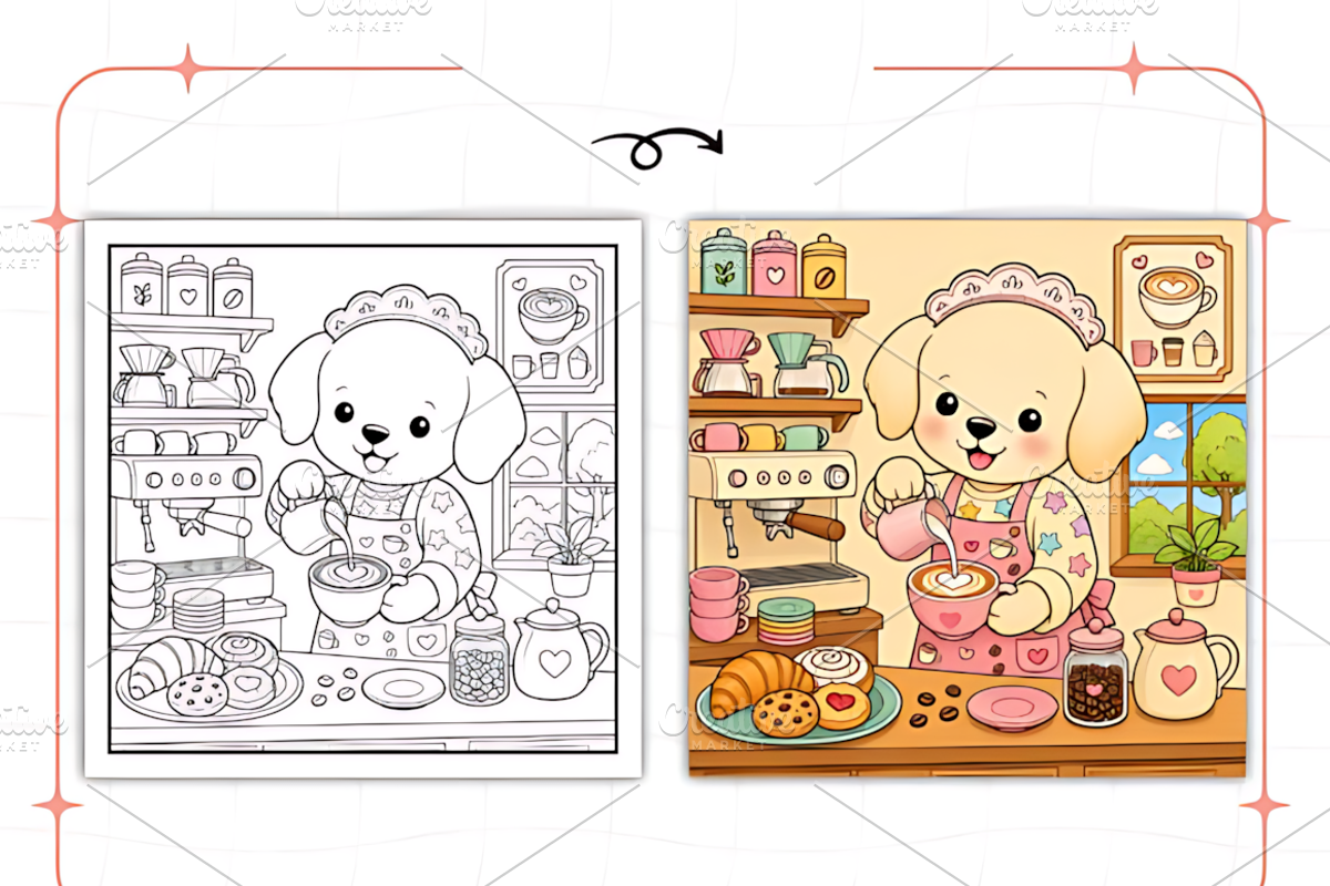 Cozy Careers Cute & Comfy Coloring, an Animal Illustration by Design Station (Photo 6 of 8)
