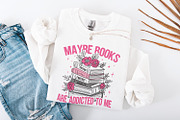 Books Are Addicted To Me PNG, Book, an Illustration by SharpMarketplace (Thumbnail 4 of 9)