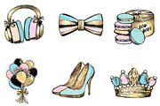 valentine clipart, an Illustration by CreationArt (Thumbnail 5 of 7)