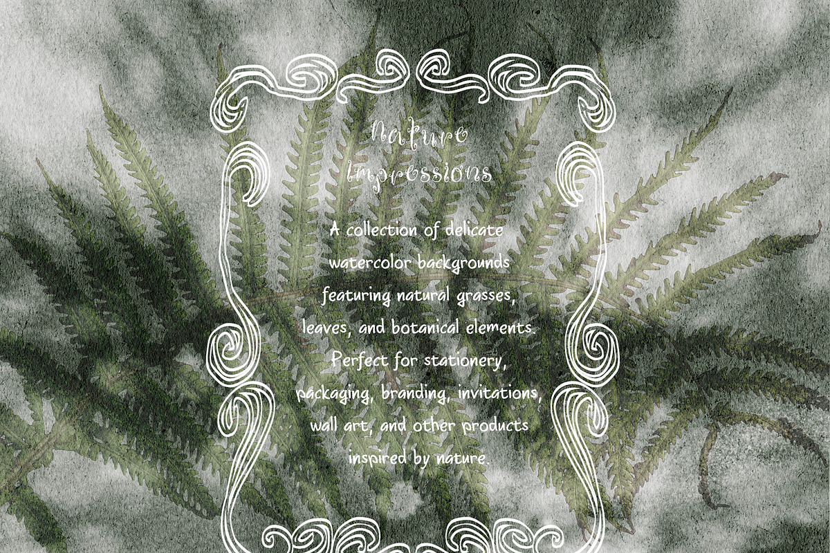 Botanical Imprint Nature Backgrounds, an Object Graphic by LenArt (Photo 8 of 13)