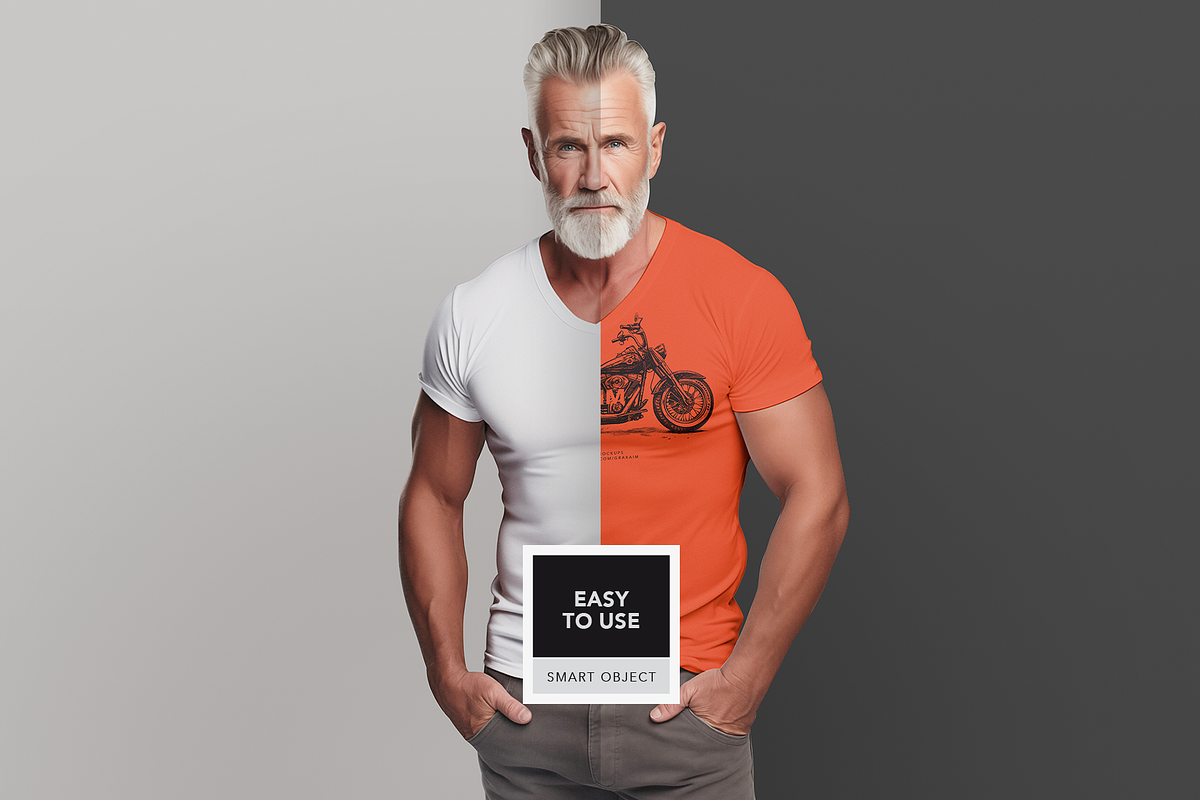 T-shirt Mockup, a Shirt Mockup by Graxaim Mock-up (Photo 5 of 5)
