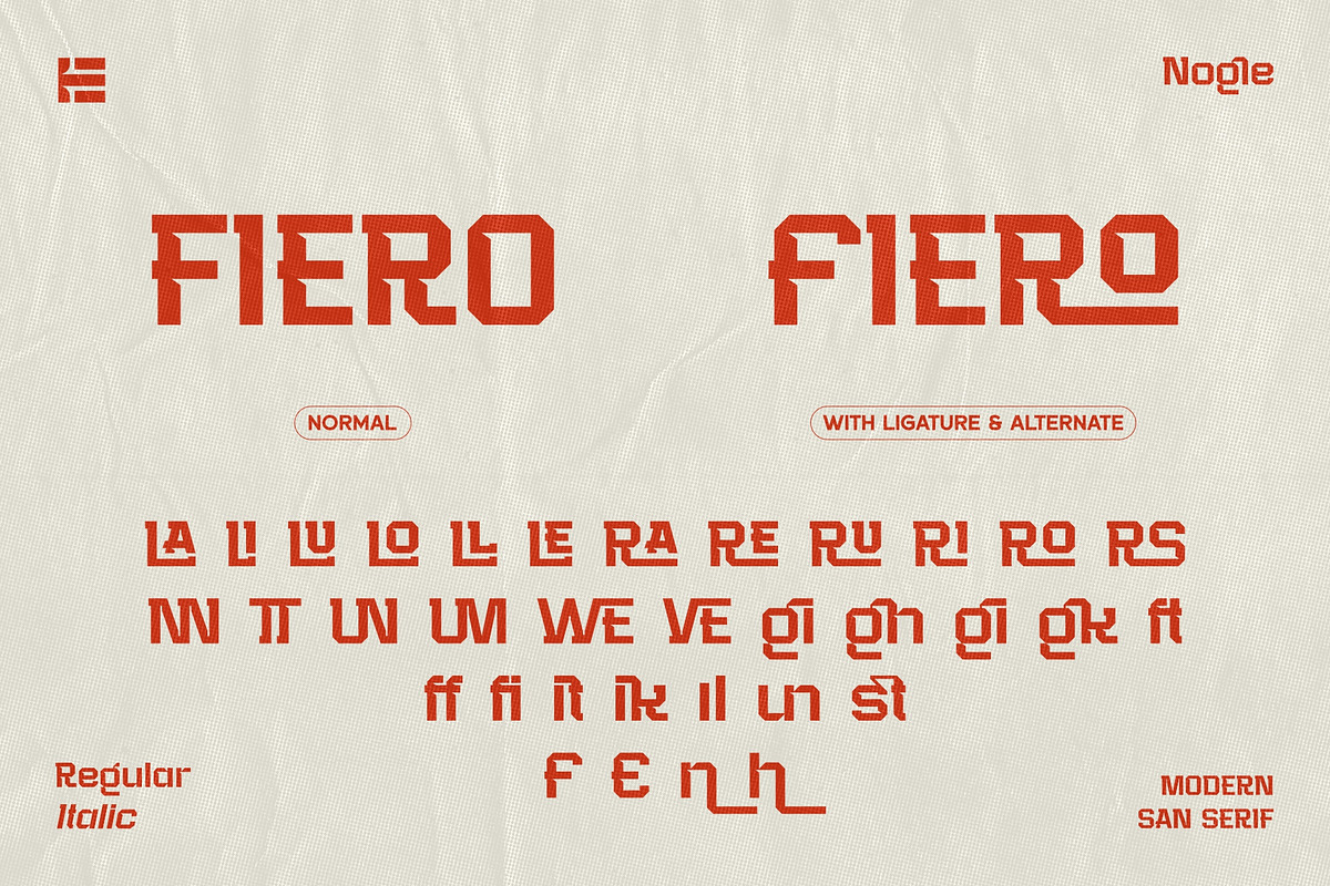 Nogle Display Font, a Sans Serif Font by Eotype Studio (Photo 8 of 9)
