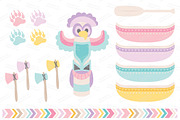 Girls Tribal Vectors & Clipart, an Illustration by Amanda Ilkov (Thumbnail 2 of 4)
