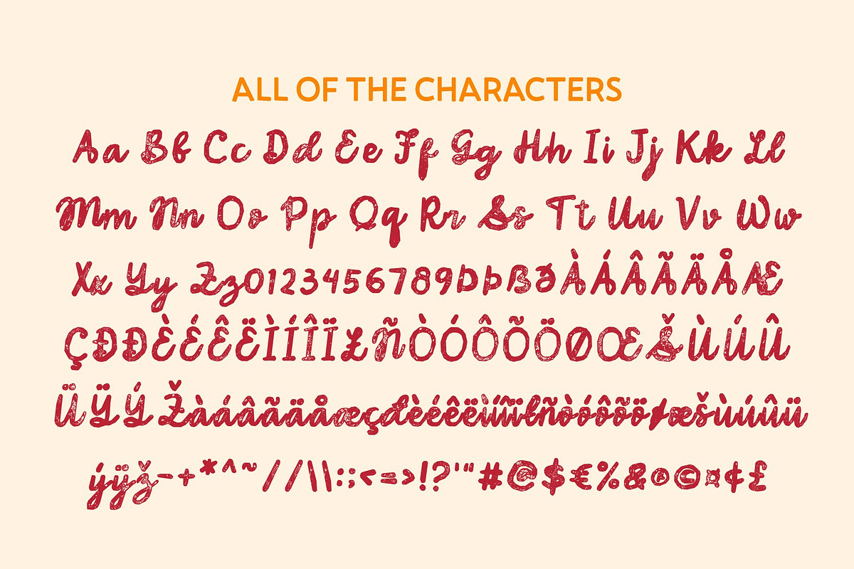 CS Danica Stamp, a Handwritten Font by Craft Supply Co. (Photo 8 of 8)