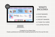 Pastel Etsy Shop Kit, a Branding & Logo Template by Anna Design Studio (Thumbnail 2 of 8)