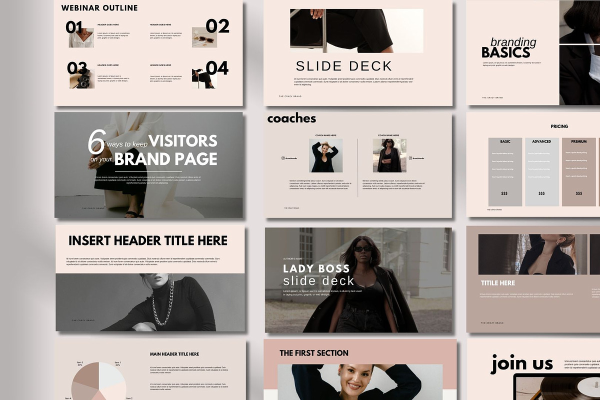 Canva Webinar Slide Deck Template, a Presentation Template by Deepa Template Studio (Photo 4 of 15)