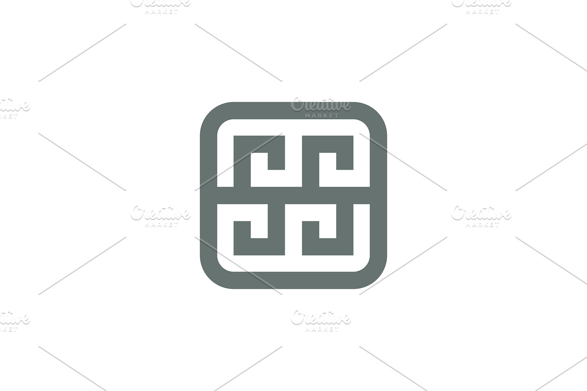 modern letter S or SS logo, a Branding & Logo Template by Rasagama Studio