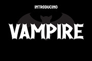 Vampire Fonts, a Font by Fox7 By Rattana (Thumbnail 1 of 6)