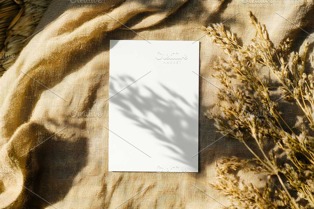 Boho Stationary Card Mockup Bundle, a Templates & Theme by VetalStock (Photo 9 of 11)