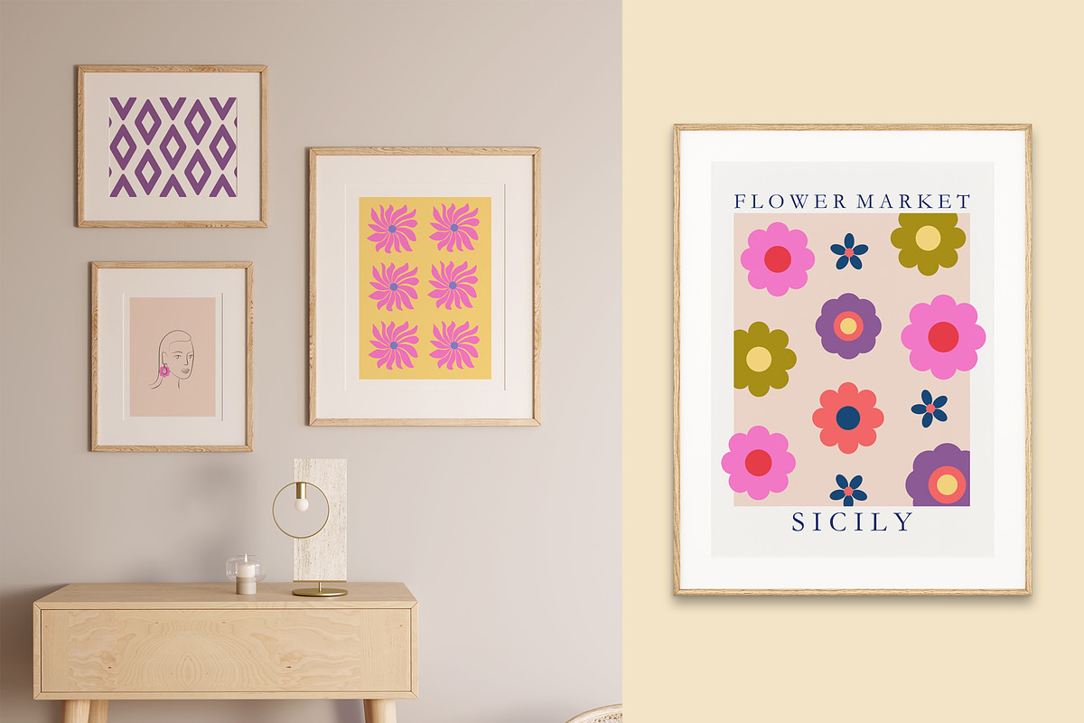 Modern Vintage. Abstract art, poster, an Object Graphic by Sofico (Photo 7 of 17)