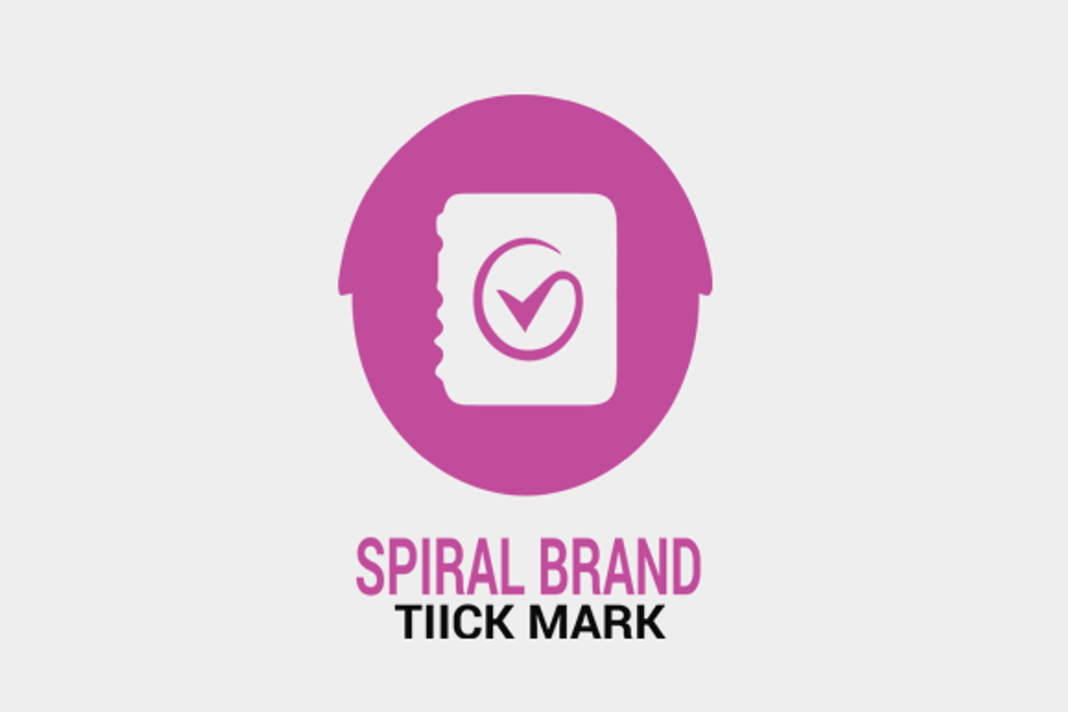 Spiral Tick Mark Logo (Four in One), a Branding & Logo Template by erikadesign (Photo 5 of 5)