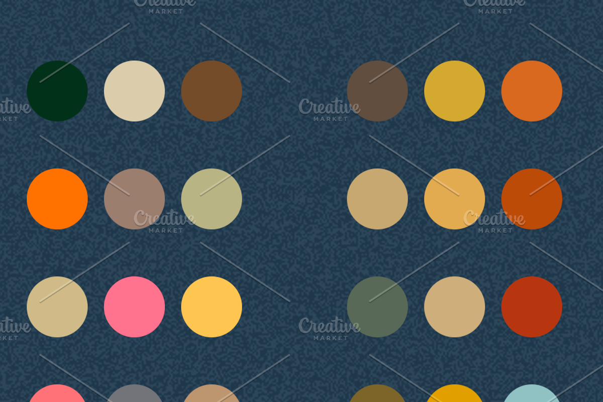 Retro Gradient Free Textures & Brush, a Gradient Add-On by Alexiva (Photo 8 of 8)