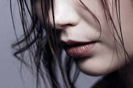 Close-up portrait of young brunette woman, a Beauty & Fashion Photo by Zastavkin