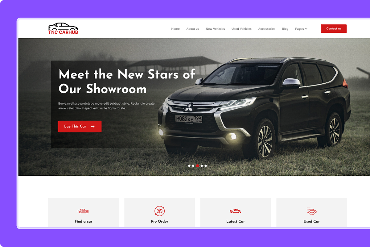 TNC CarHub – Transportation Figma UI, an UI Kit Template by TNCFlow (Photo 3 of 5)
