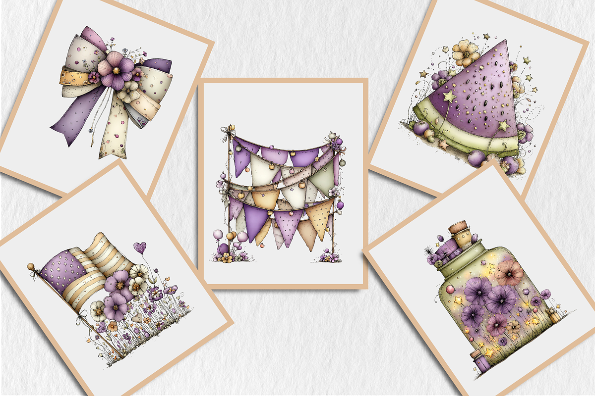Whimsical 4th of July Clipart, a Seasonal Illustration by Rose Art (Photo 4 of 5)
