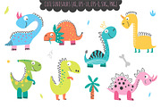 Dinosaurus - kids collection, an Animal Illustration by rosypatterns (Thumbnail 2 of 7)
