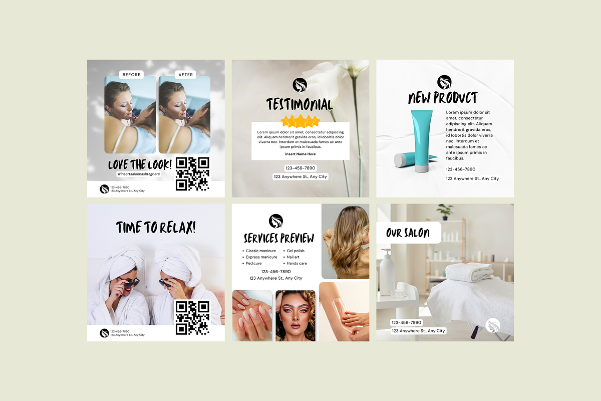 Beauty Salon Social Media, a Social Media Template by Sincerely Media (Photo 7 of 9)