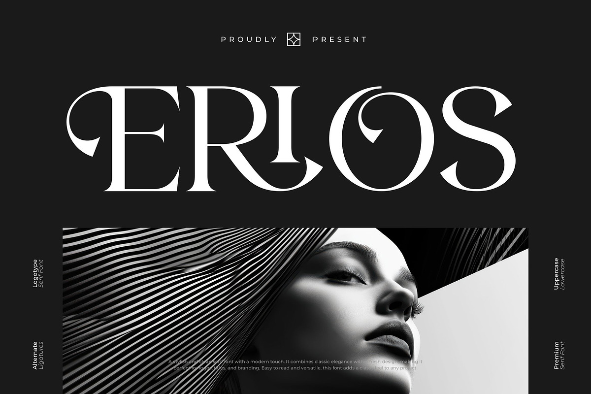 Erios || Modern Elegant Serif Font, a Serif Font by Ermedia Studio (Photo 1 of 10)