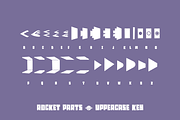 RICKY ROCKET FONT | a fun space font, a Font by Little Type Factory (Thumbnail 8 of 10)