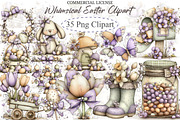 Whimsical Easter Clipart, an Illustration by designcity5 (Thumbnail 1 of 5)