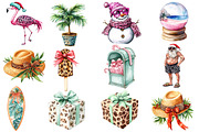 Hand-Drawn Christmas in July Clipart, an Illustration by Designworld (Thumbnail 2 of 6)