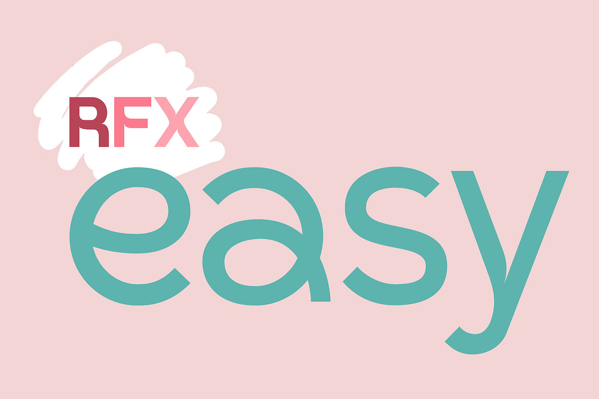 RFX easy Font-Package, a Sans Serif Font by Xaver DesignStudio (Photo 1 of 8)