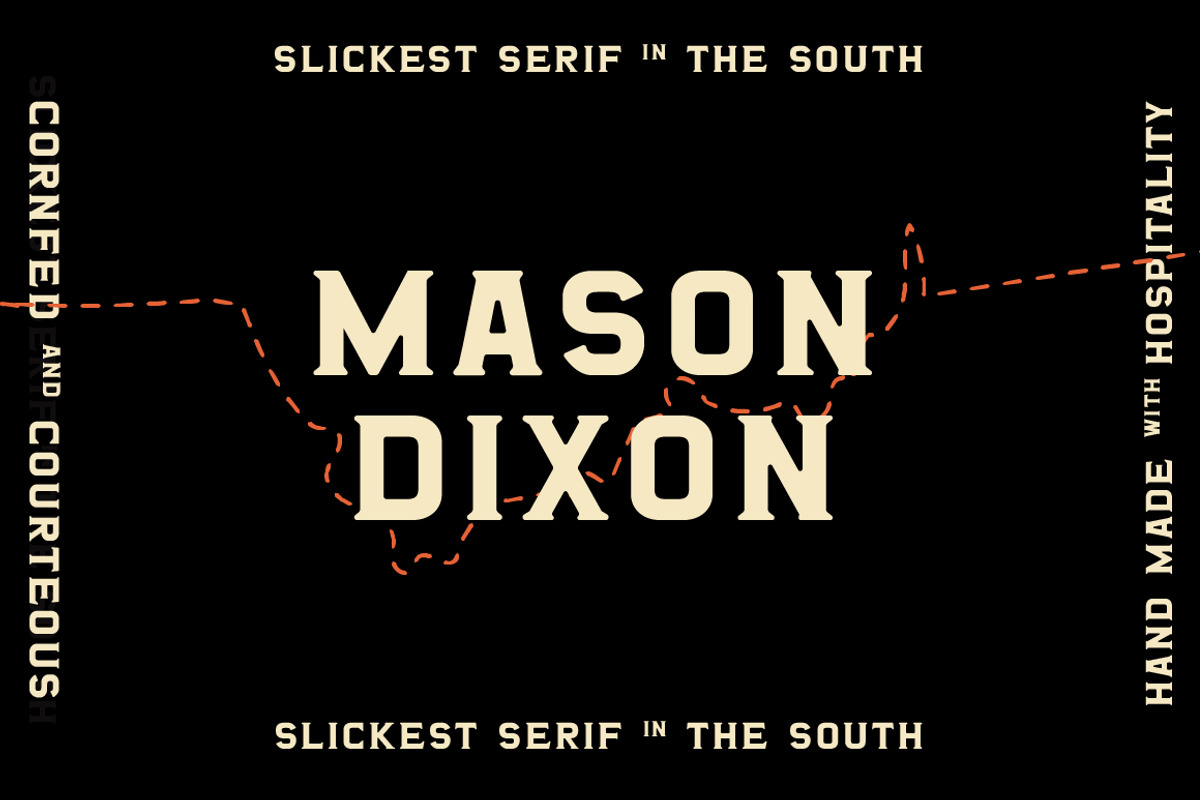 Mason Dixon - Southern Display Font, a Serif Font by Creative Type (Photo 9 of 9)