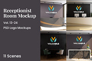PSD Office Receptionist Room Mockup, a Product Mockup by Ayy (Thumbnail 1 of 12)